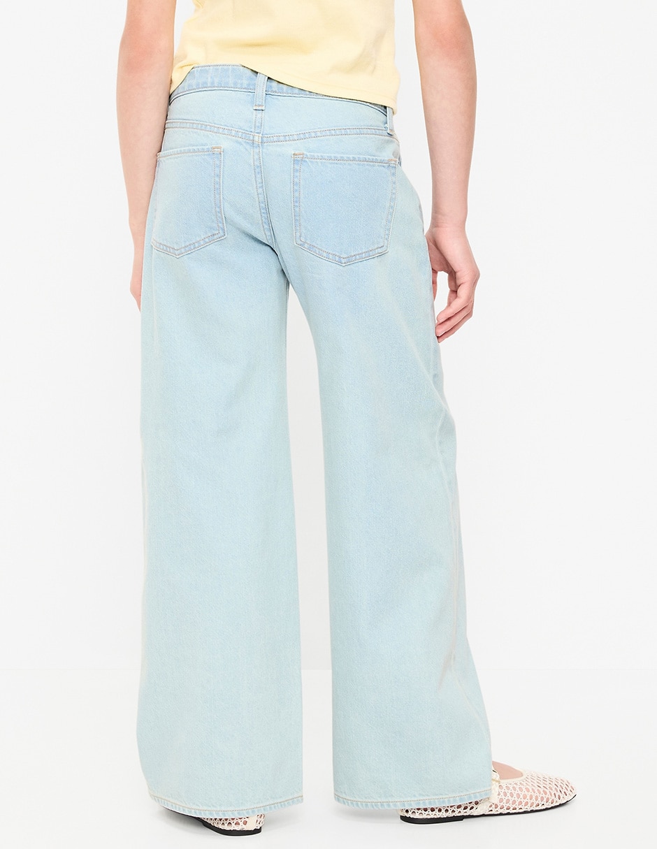 Jeans/Jegging Regular Baggy NO APLICA 897526-000 lavado Claro para Niña 2