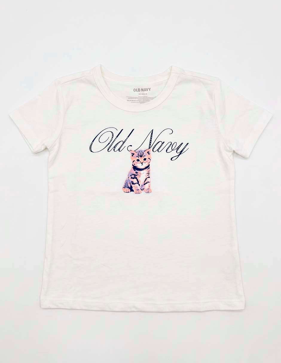 Playera manga corta para niña Playera manga corta para niña