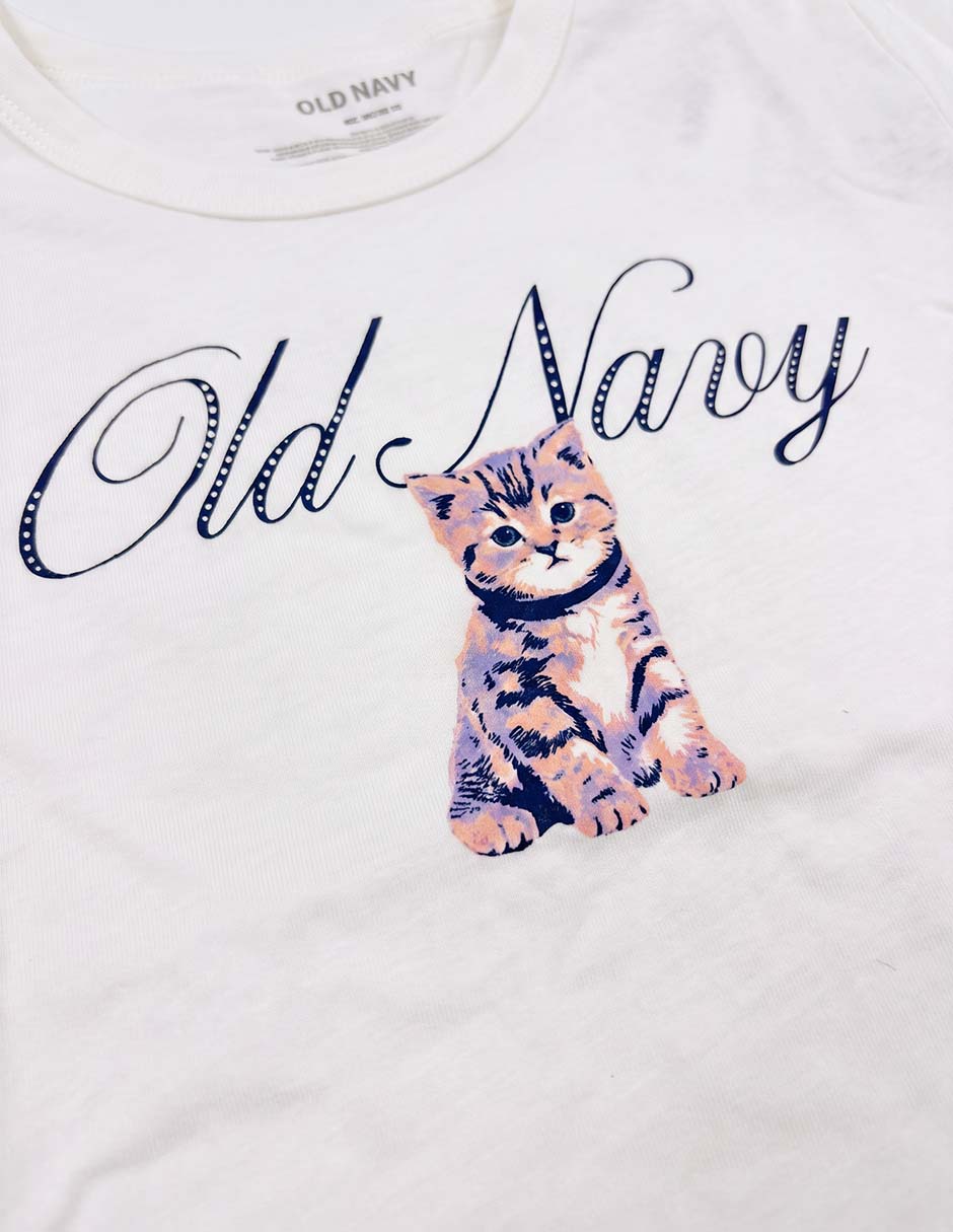 Playera manga corta para niña 4