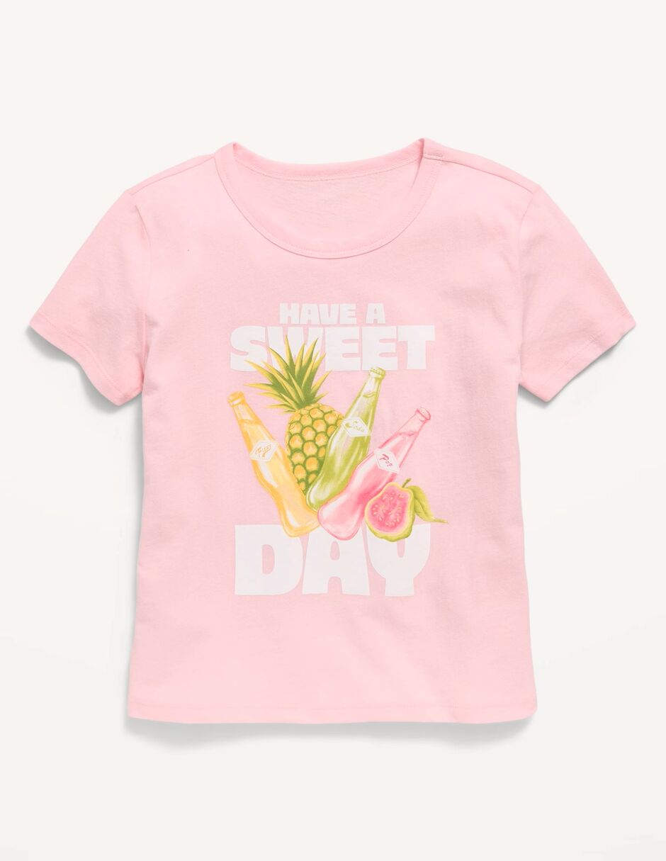Playera manga regular para niña Playera manga regular para niña