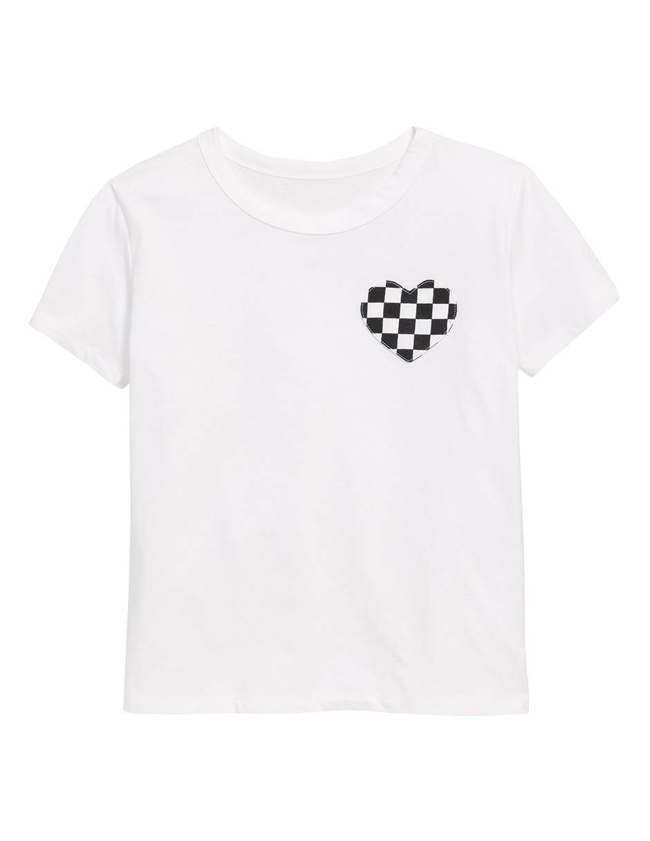 Playera manga corta para niña Playera manga corta para niña