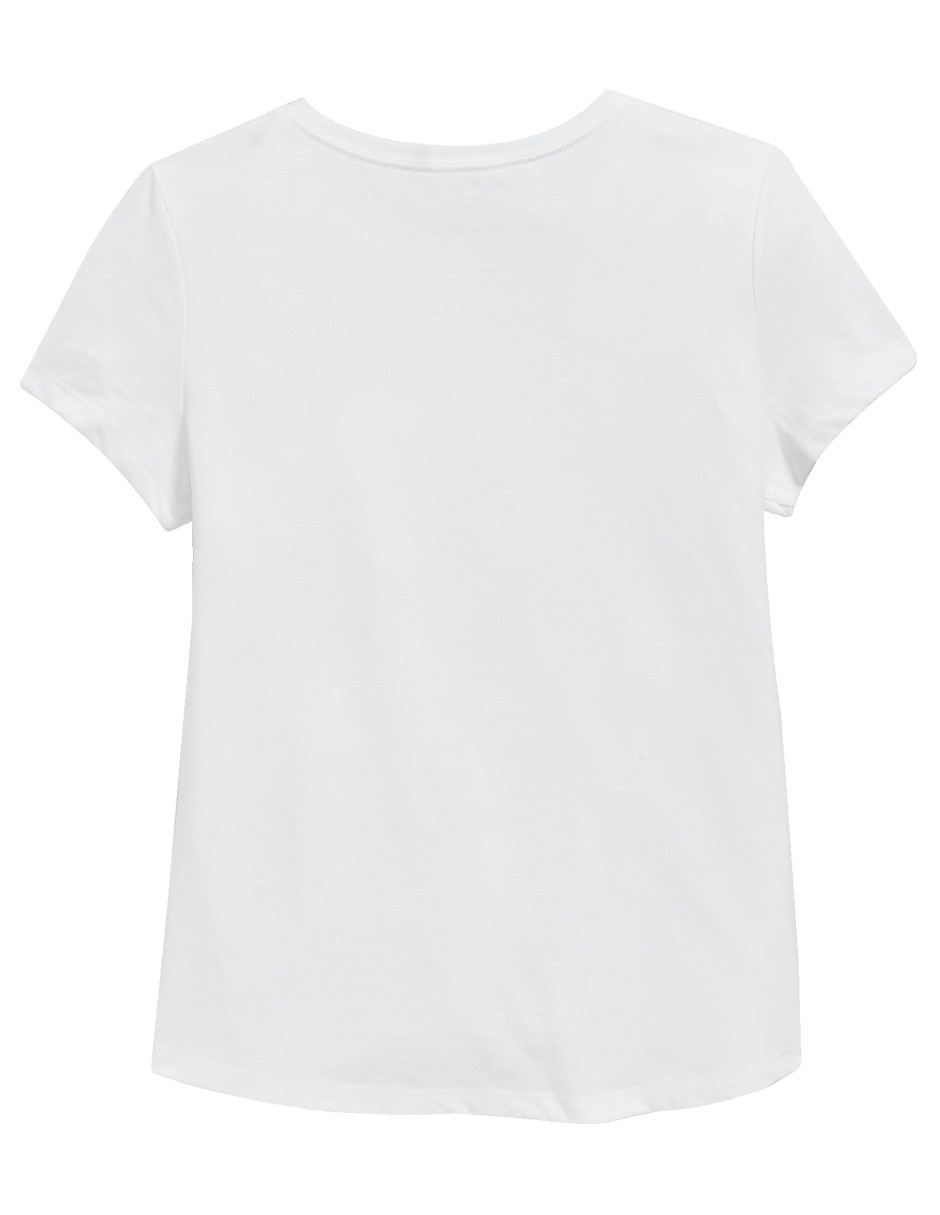 Playera Old Navy manga regular para niña