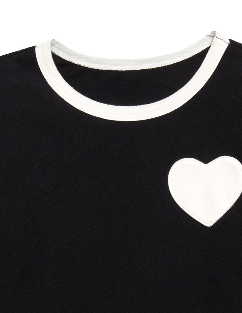 Playera Old Navy manga regular para niña