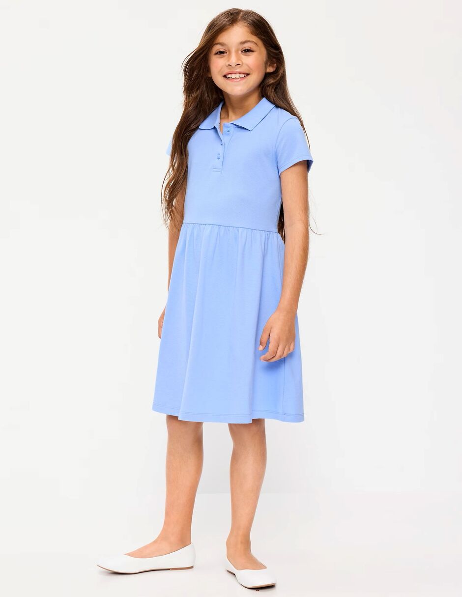 Vestido manga corta regular para niña Vestido manga corta regular para niña