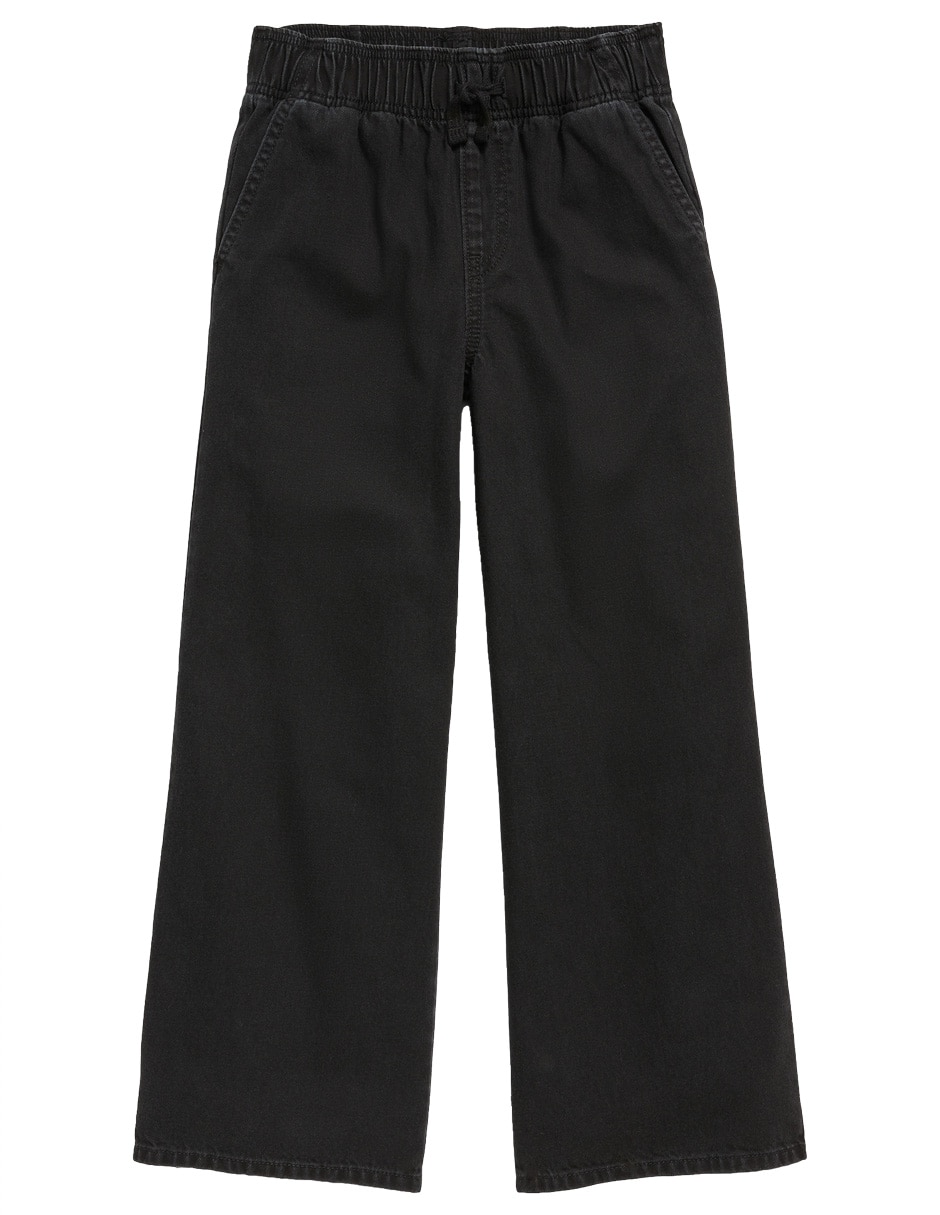 Jeans wide leg lavado claro para niña Jeans wide leg lavado claro para niña