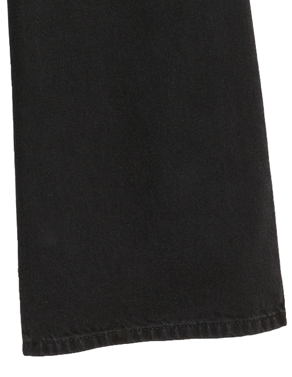Jeans wide leg lavado claro para niña 2