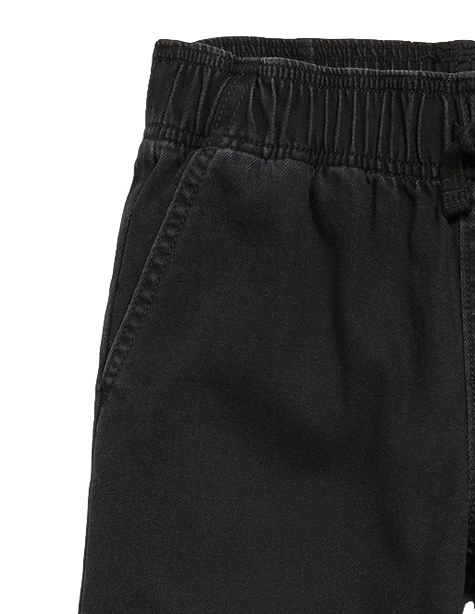 Jeans wide leg lavado claro para niña 3