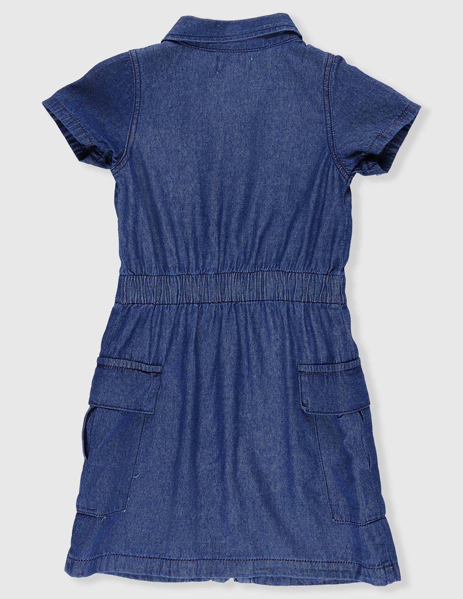 Vestido Piquenique manga regular para niña
