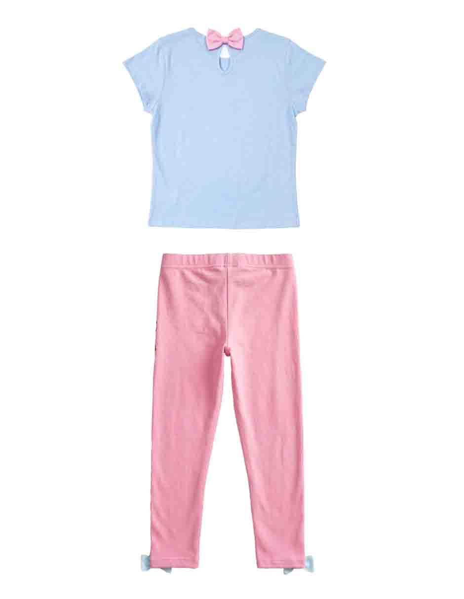 Conjunto casual de algodón para niña 5