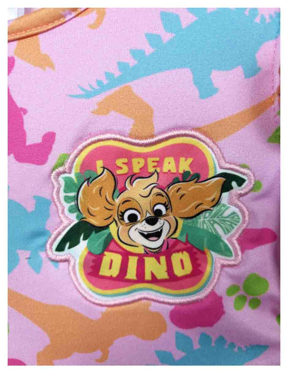 Vestido casual paw patrol manga corta para niña