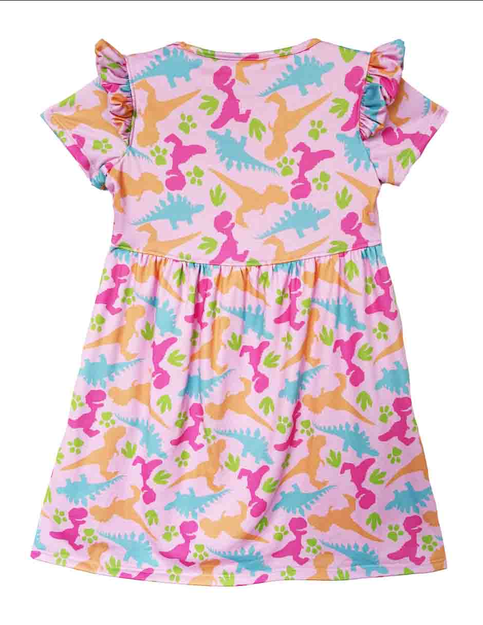 Vestido casual paw patrol manga corta para niña