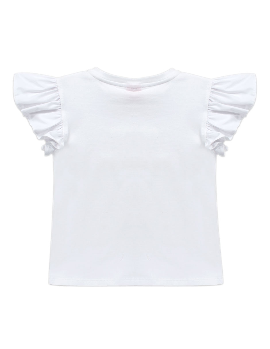 Playera heidy manga regular para niña 2