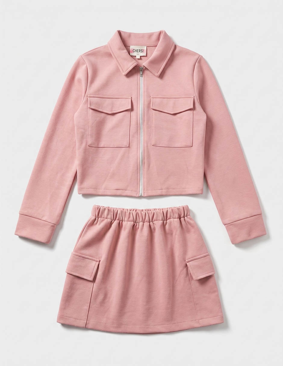 Conjunto de algodón para niña 2 piezas 2