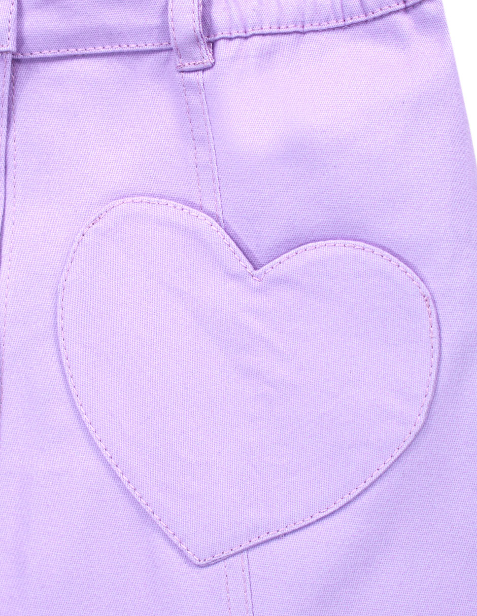 Falda hanna barbie de gabardina para niña