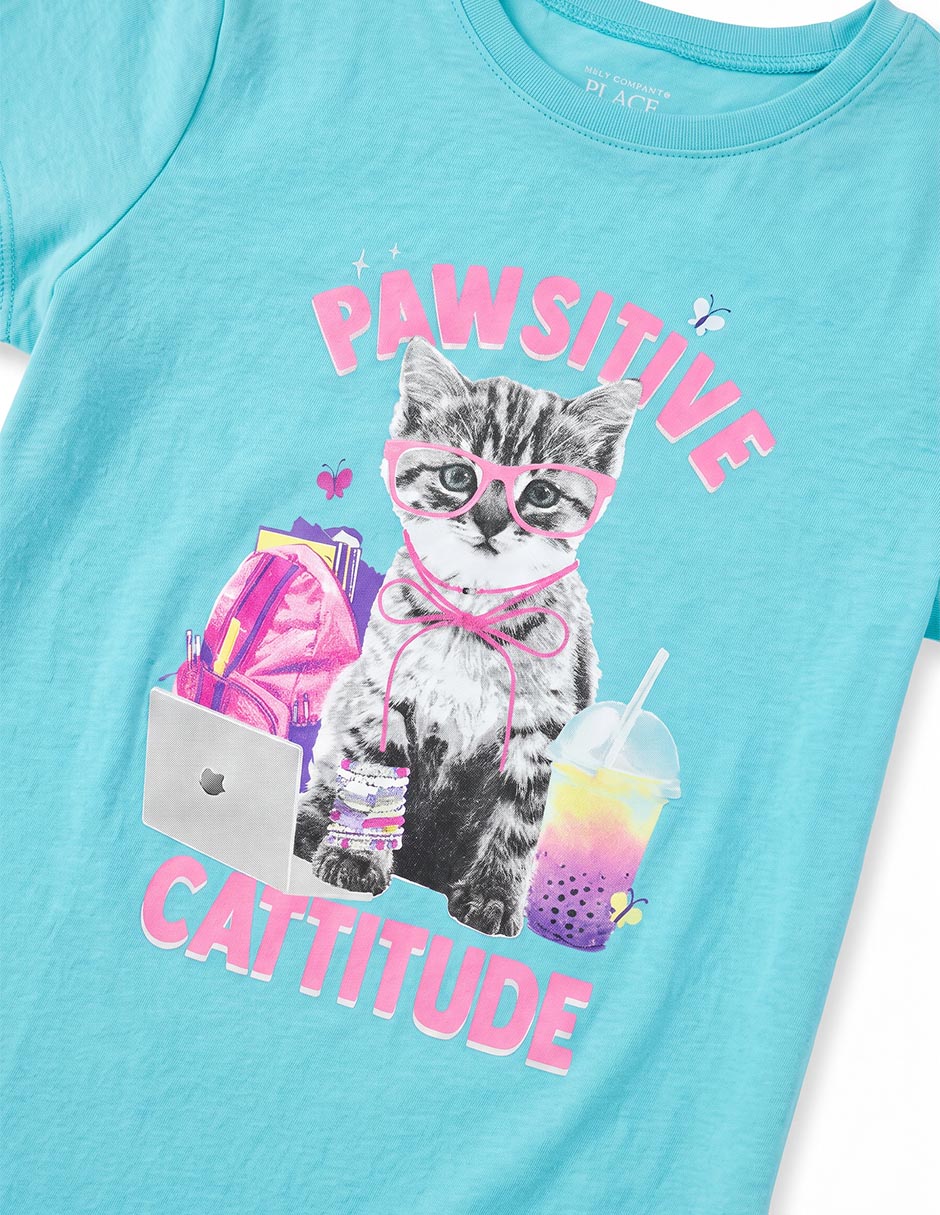 Playera That's It manga corta para niña 3