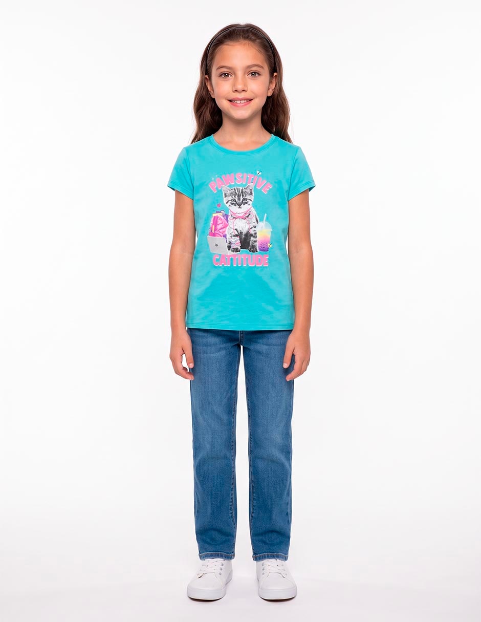 Playera That's It manga corta para niña 5