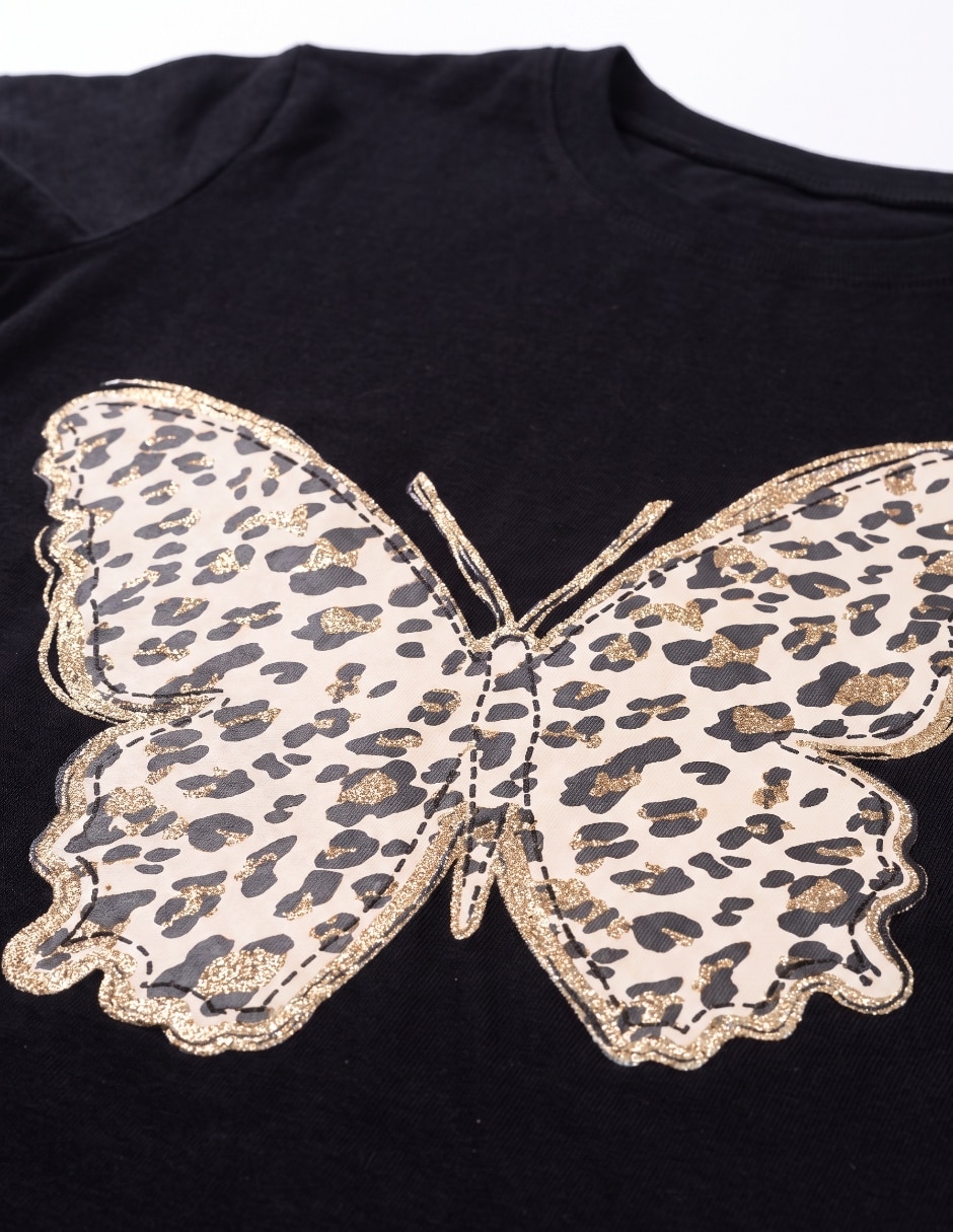 Playera manga corta para niña 5