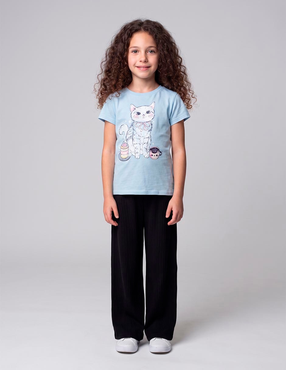 Playera manga corta para niña 2