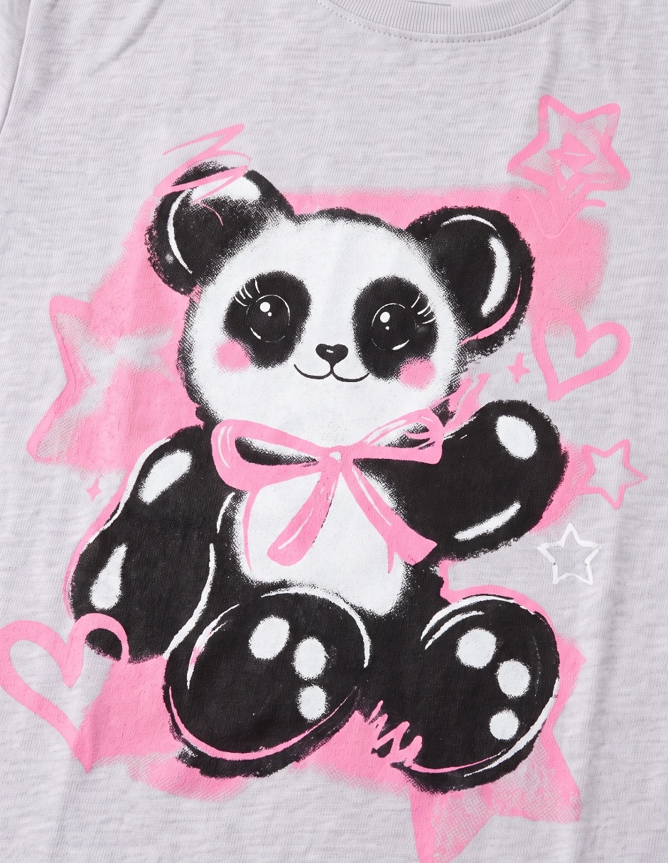 Playera manga corta para niña 5