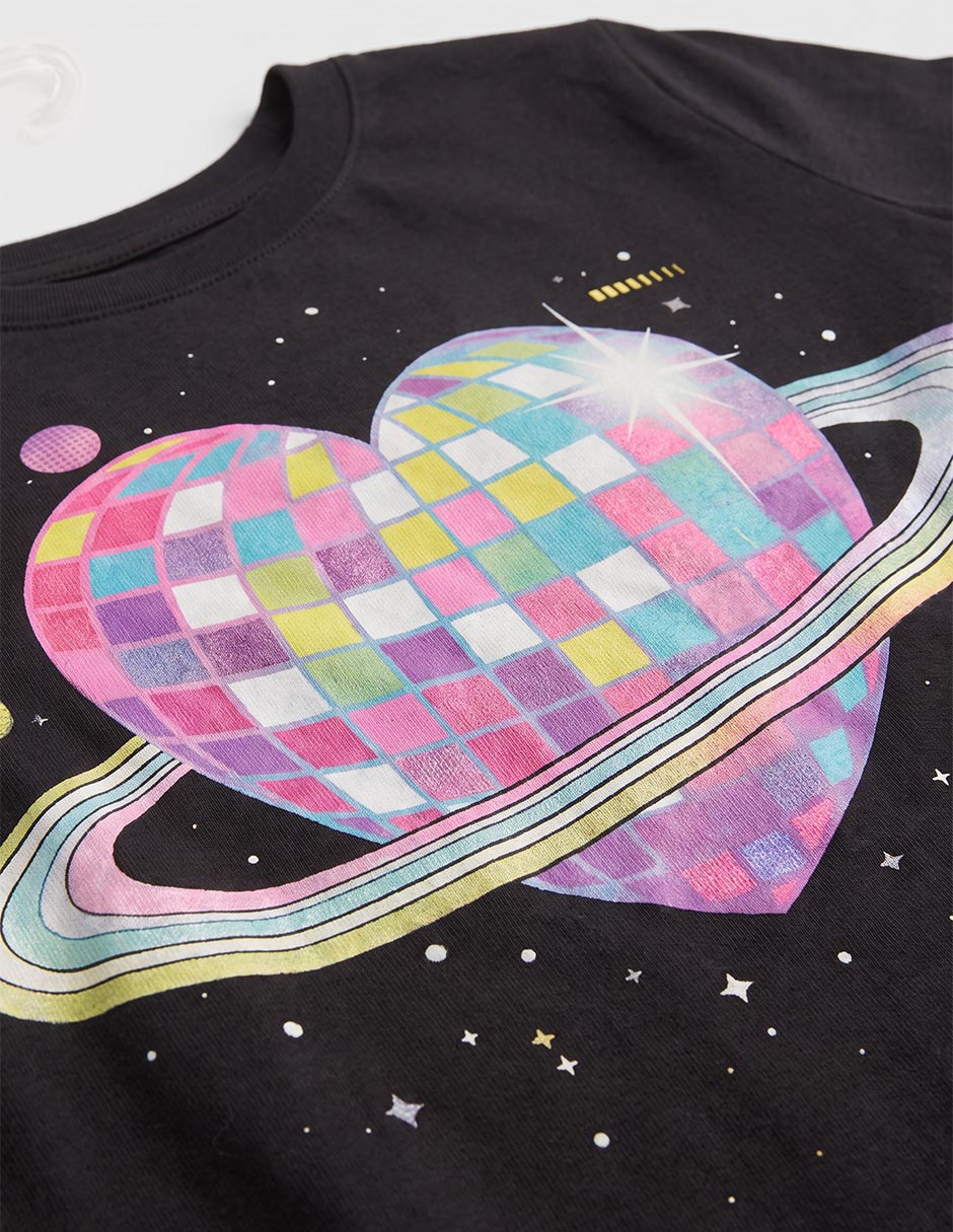 Playera manga corta para niña 4