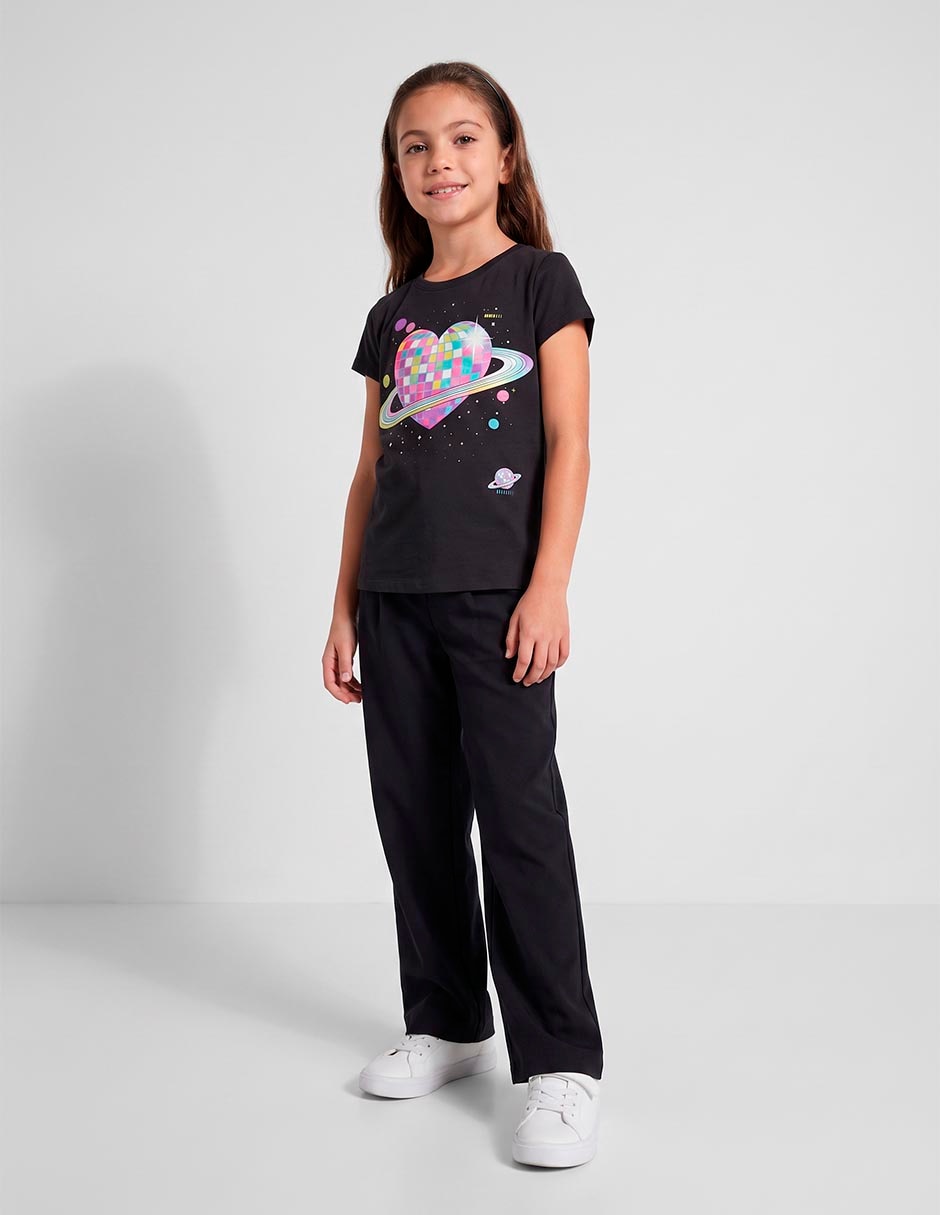 Playera manga corta para niña 2