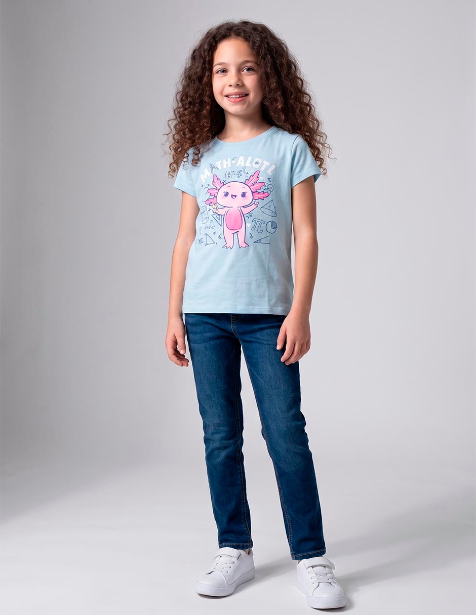 Playera manga corta para niña 4