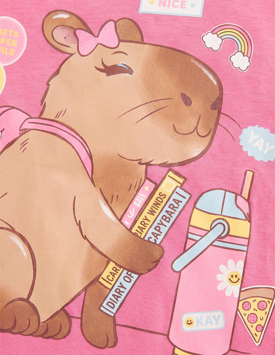 Playera manga corta para niña 3