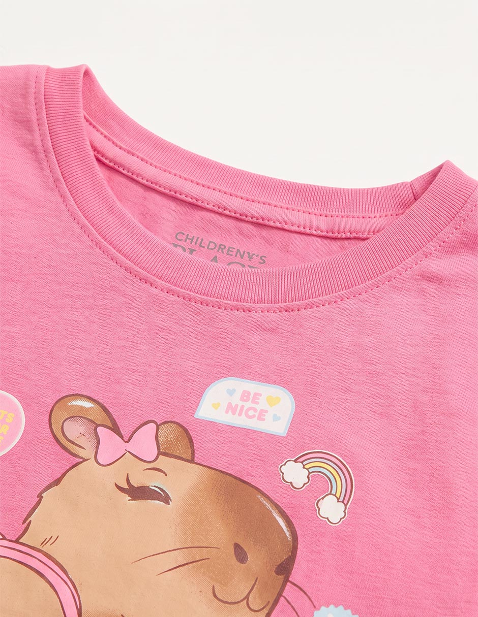 Playera manga corta para niña 4