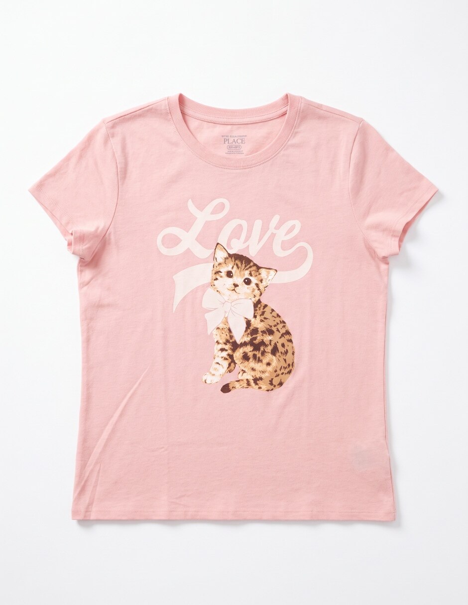 Playera The Children´s Place manga corta para niña 3