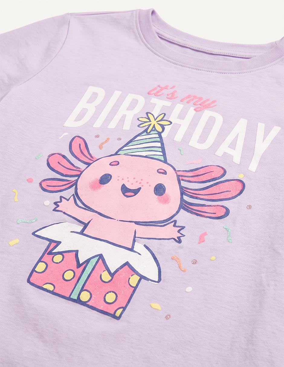 Playera manga corta para niña 4