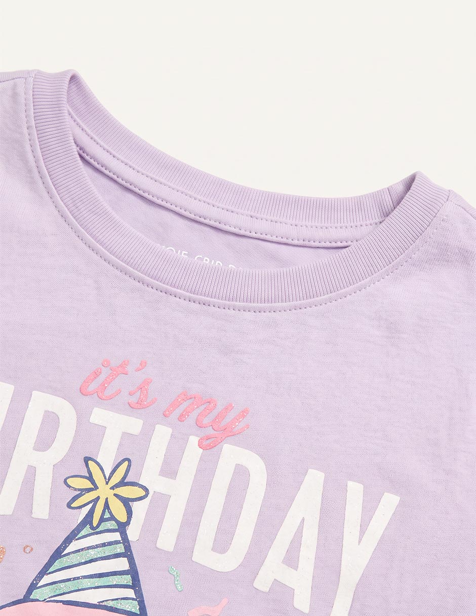 Playera manga corta para niña 3