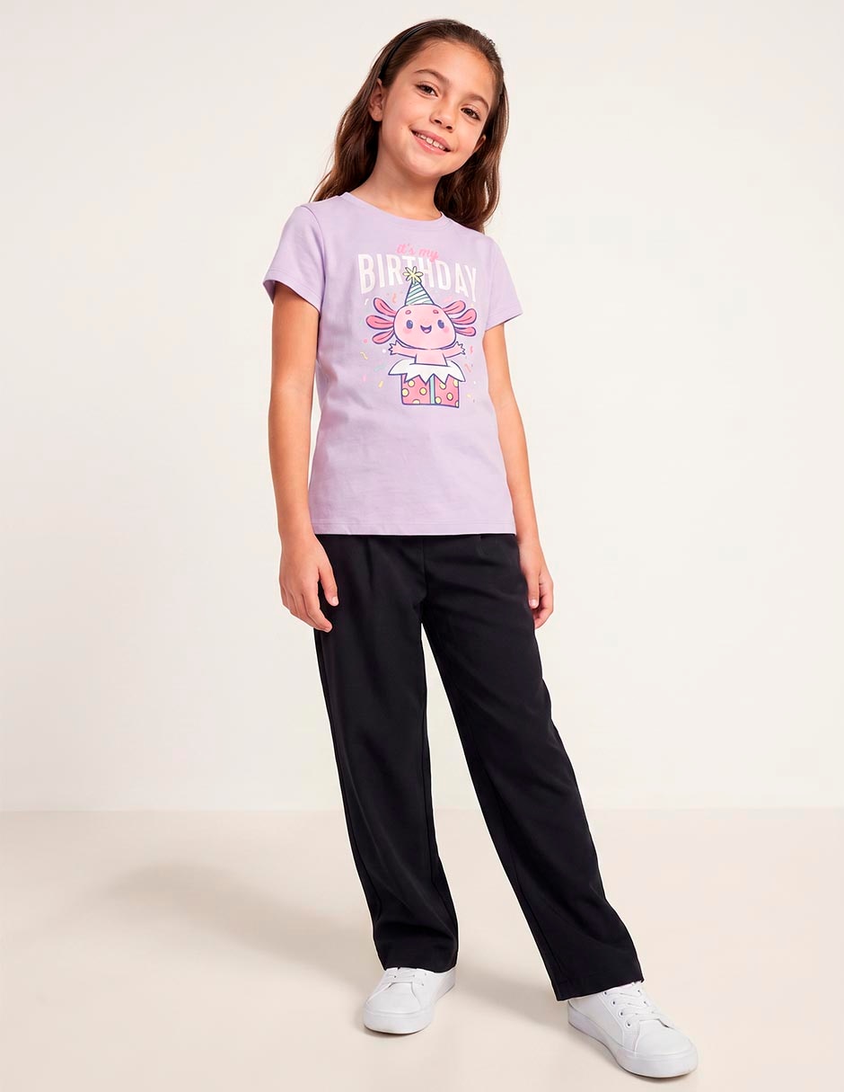 Playera manga corta para niña 2