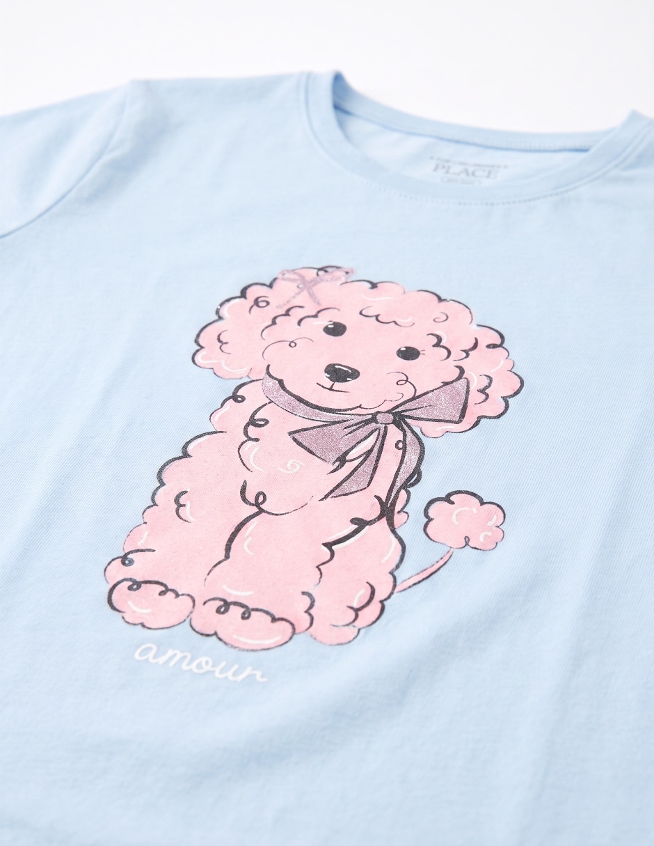 Playera manga corta para niña 5