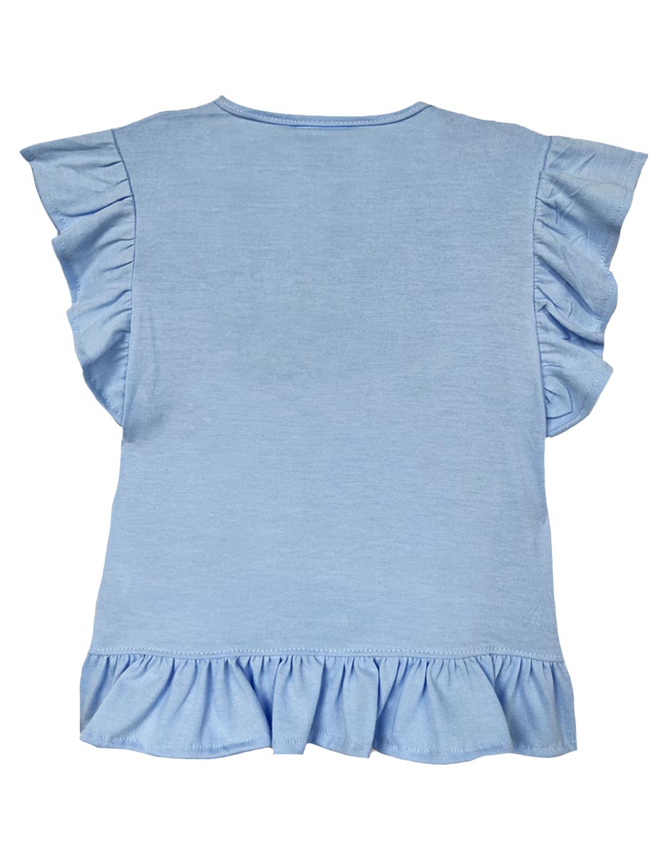 Playera Bluey manga corta para niña 2