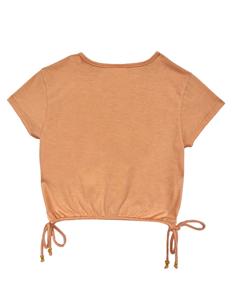 Playera Bluey manga corta para niña