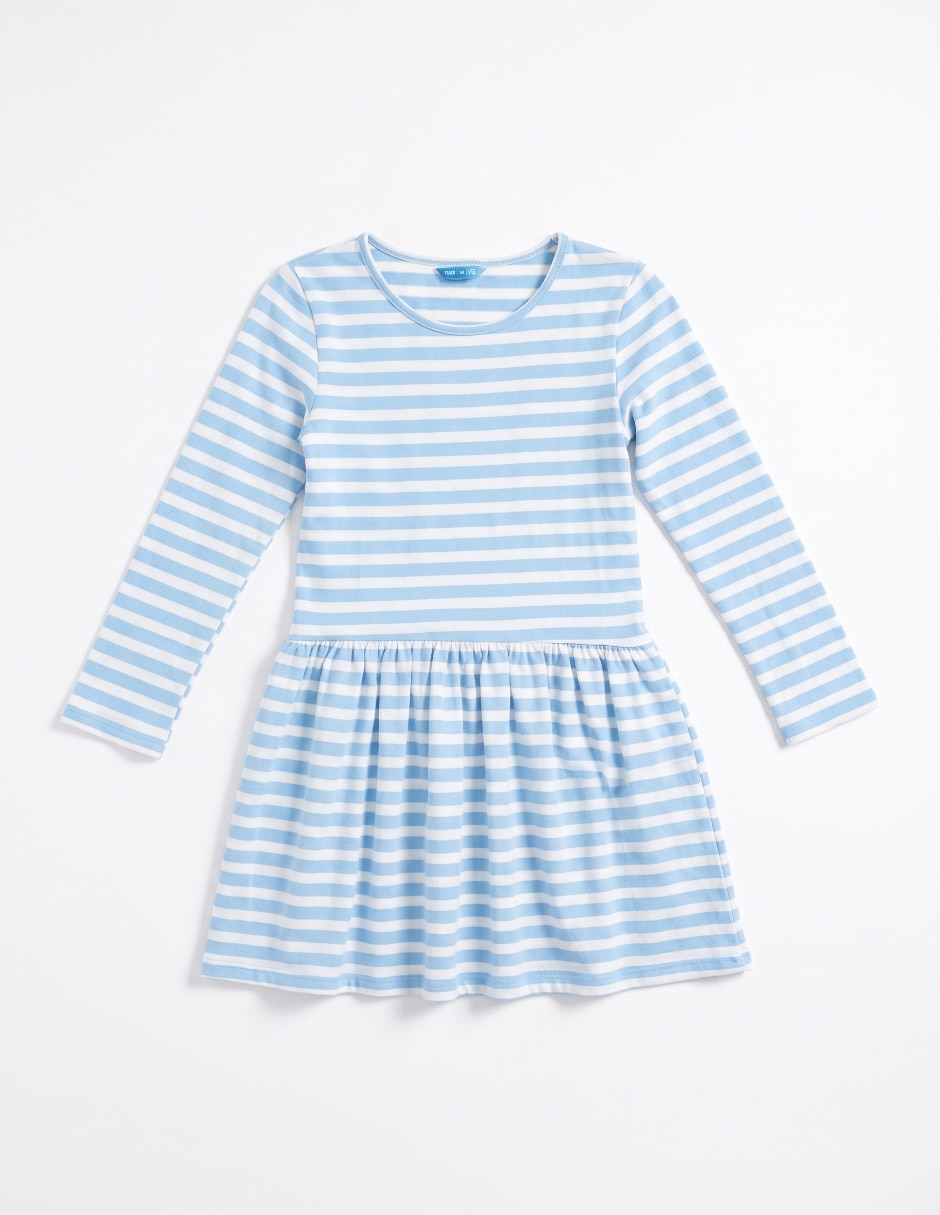 Vestido casual manga regular para niña 3