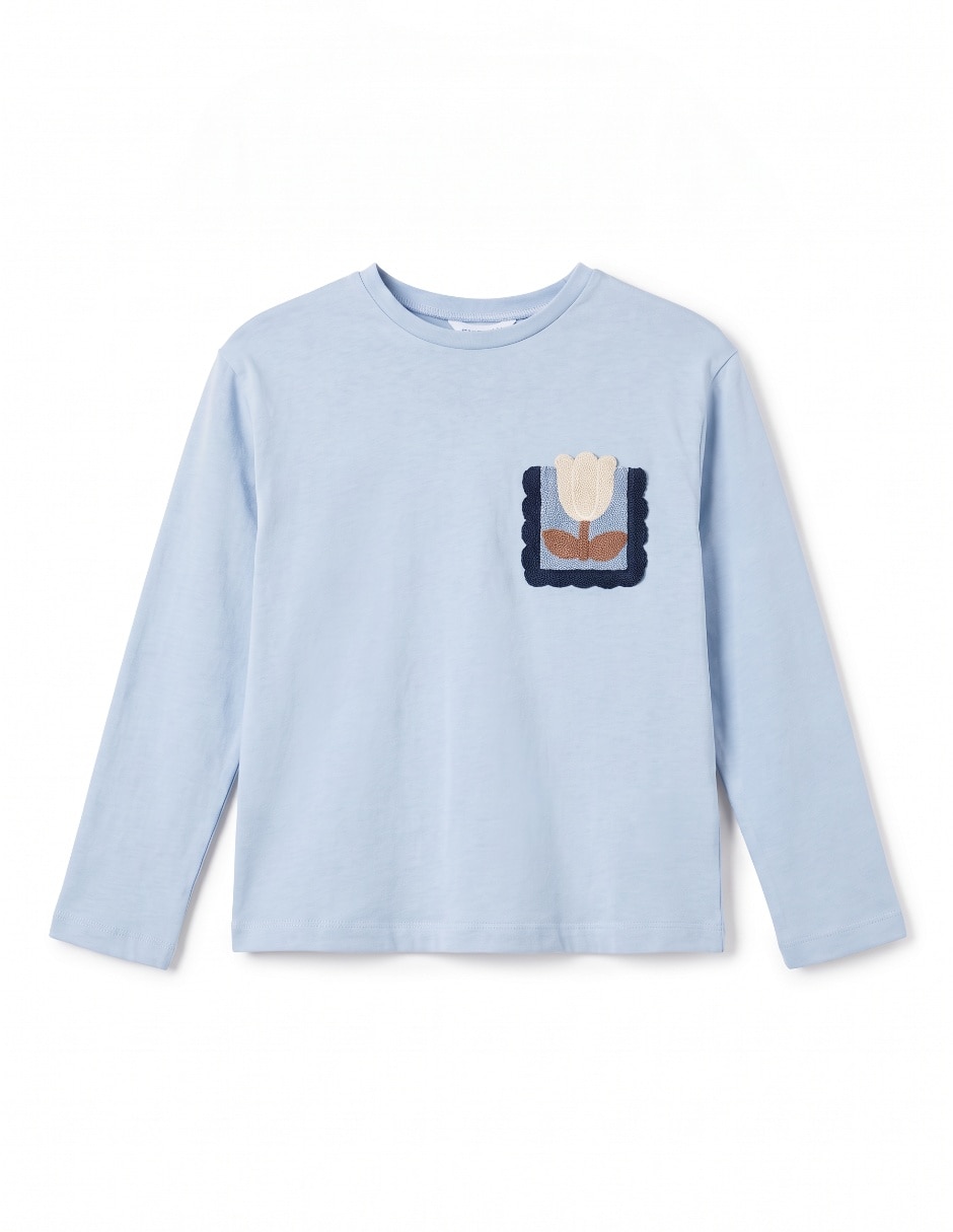 Playera manga larga para niña 3