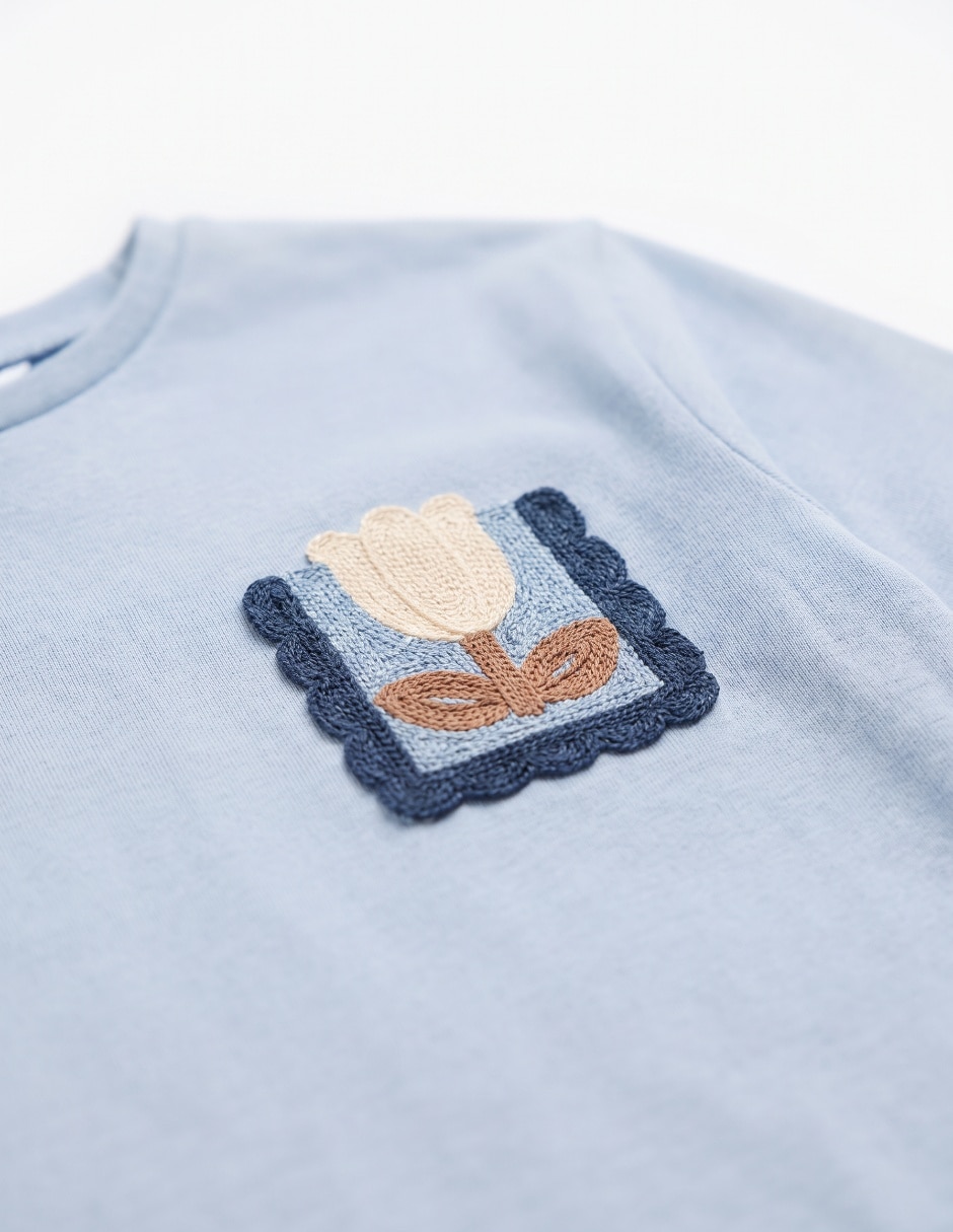 Playera manga larga para niña 5