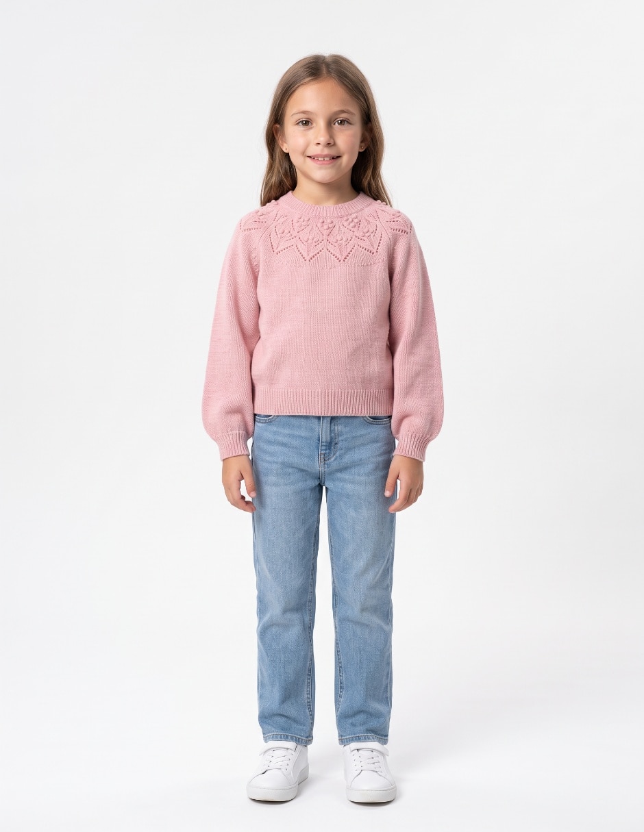 Playera manga larga para niña 4