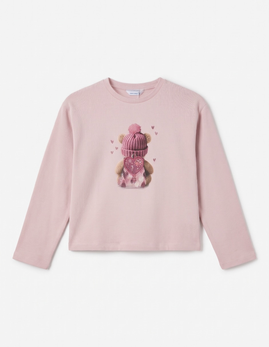 Playera manga larga para niña 3