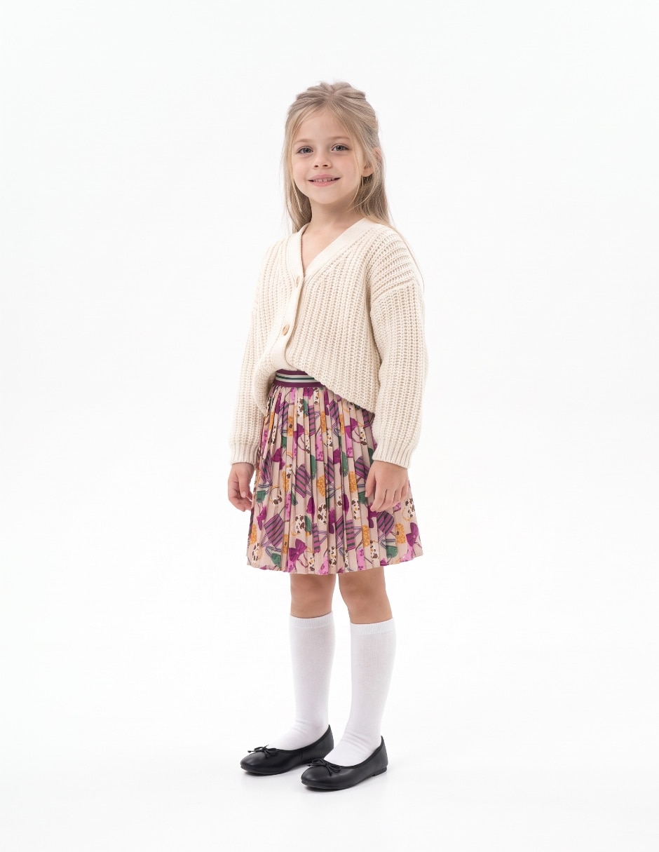Falda para niña