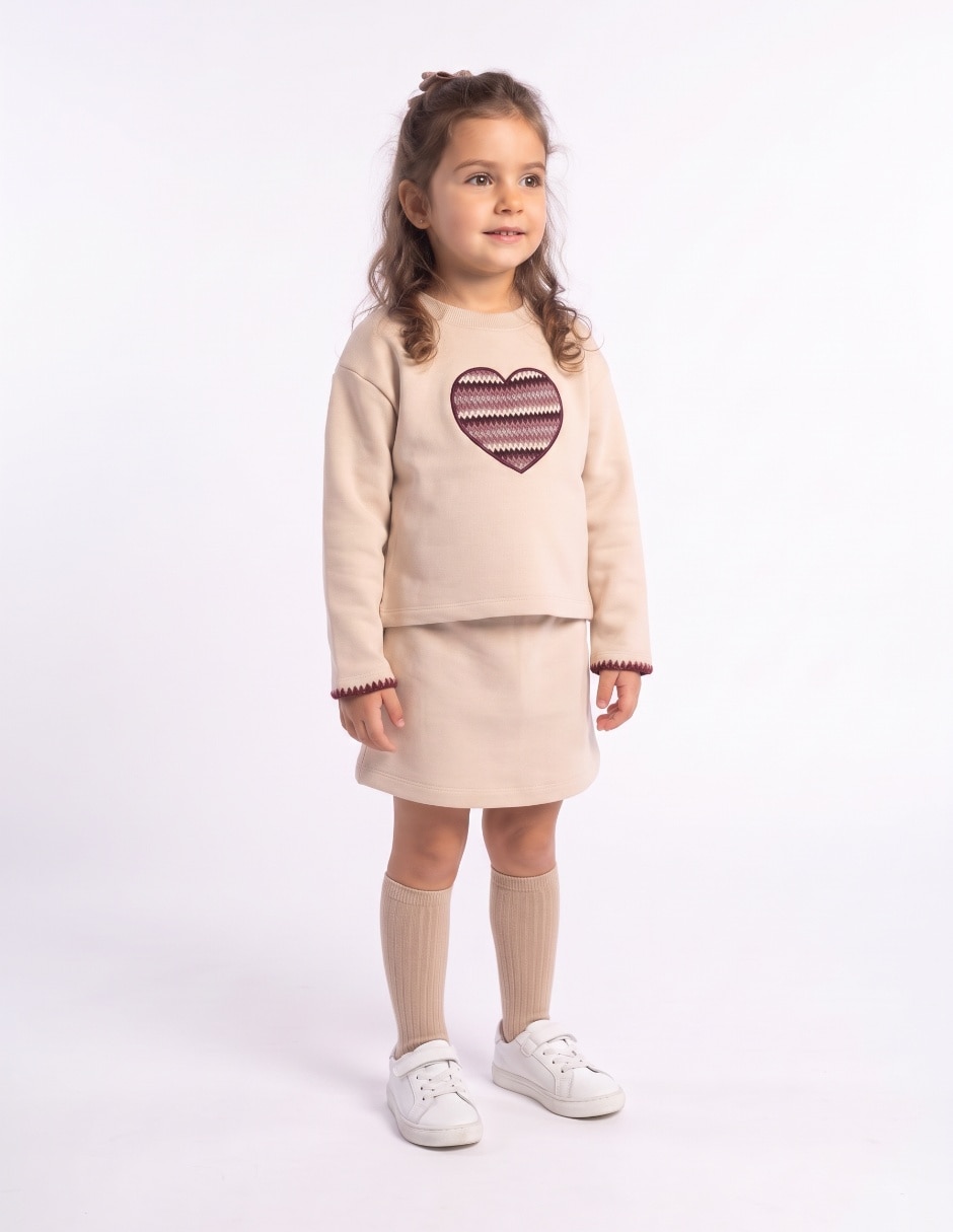 Conjunto casual para niña Conjunto casual para niña