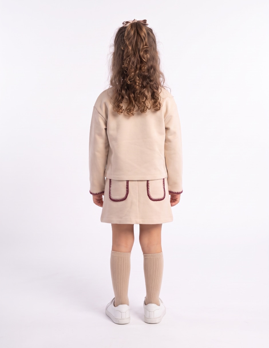 Conjunto casual para niña 4