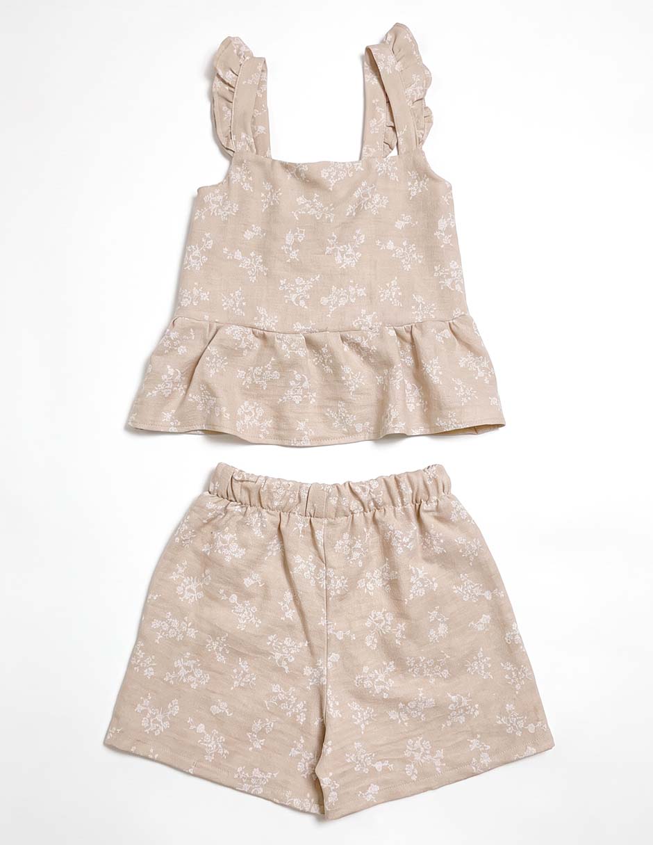Conjunto casual para niña 4