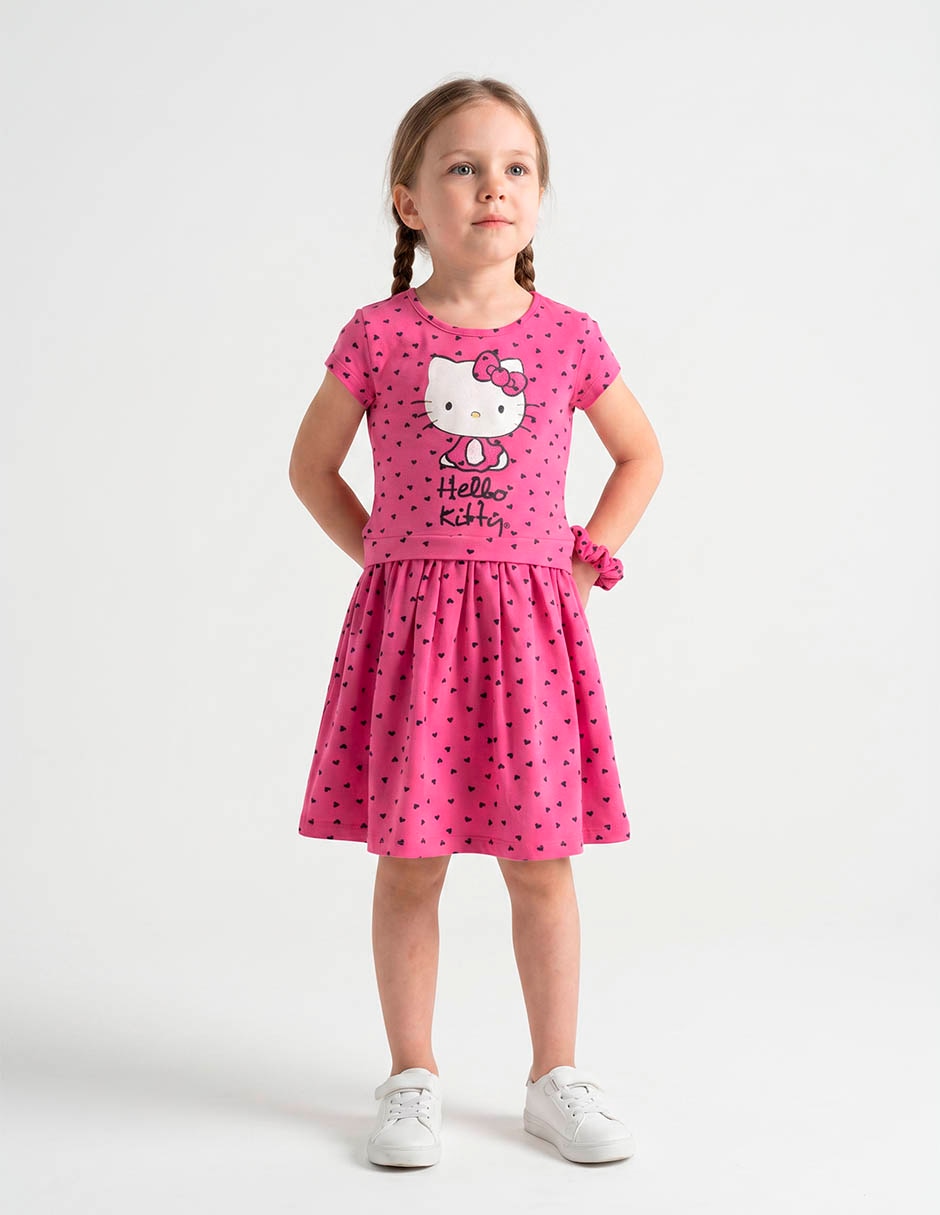 Vestido manga regular para niña Vestido manga regular para niña