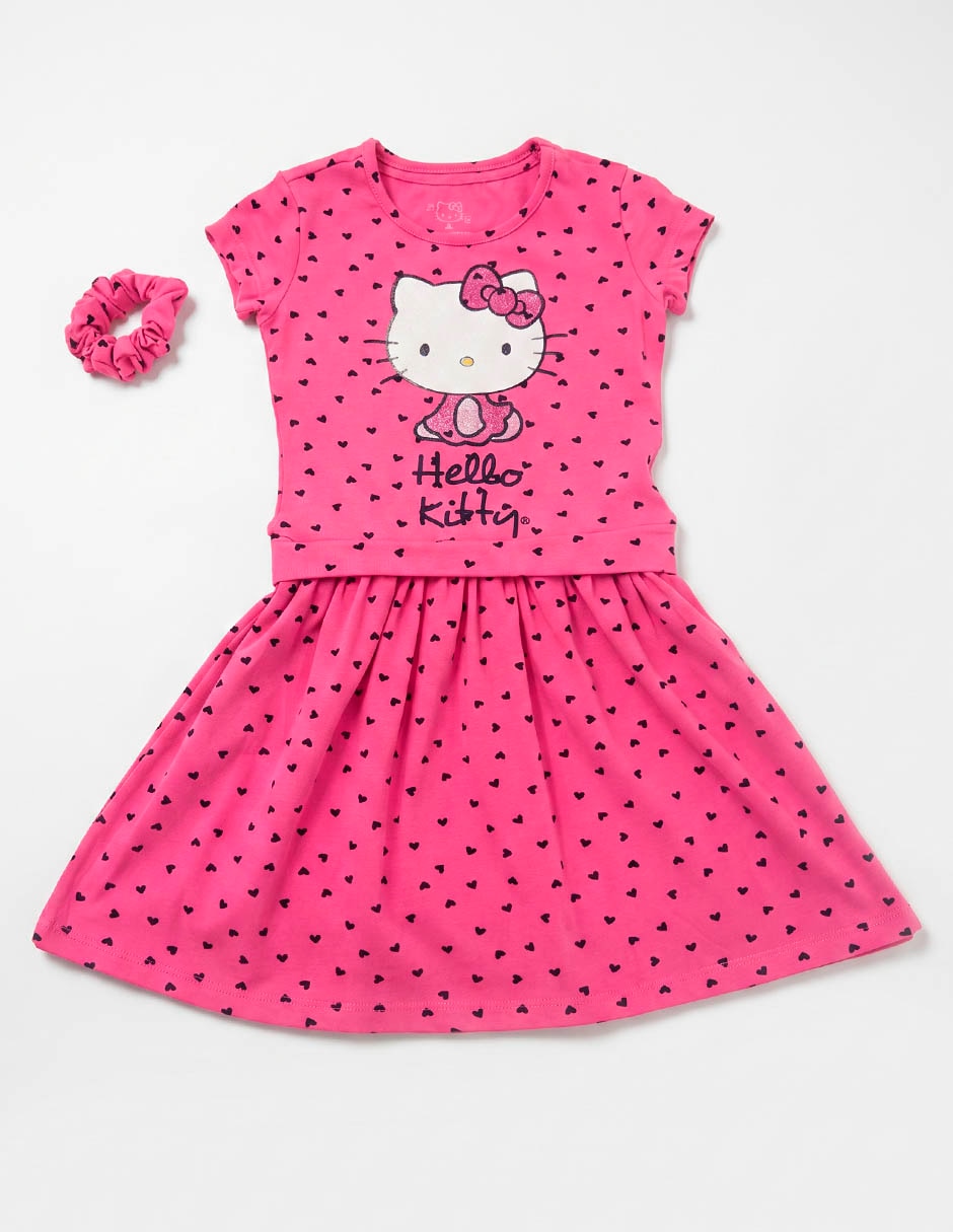Vestido manga regular para niña 2