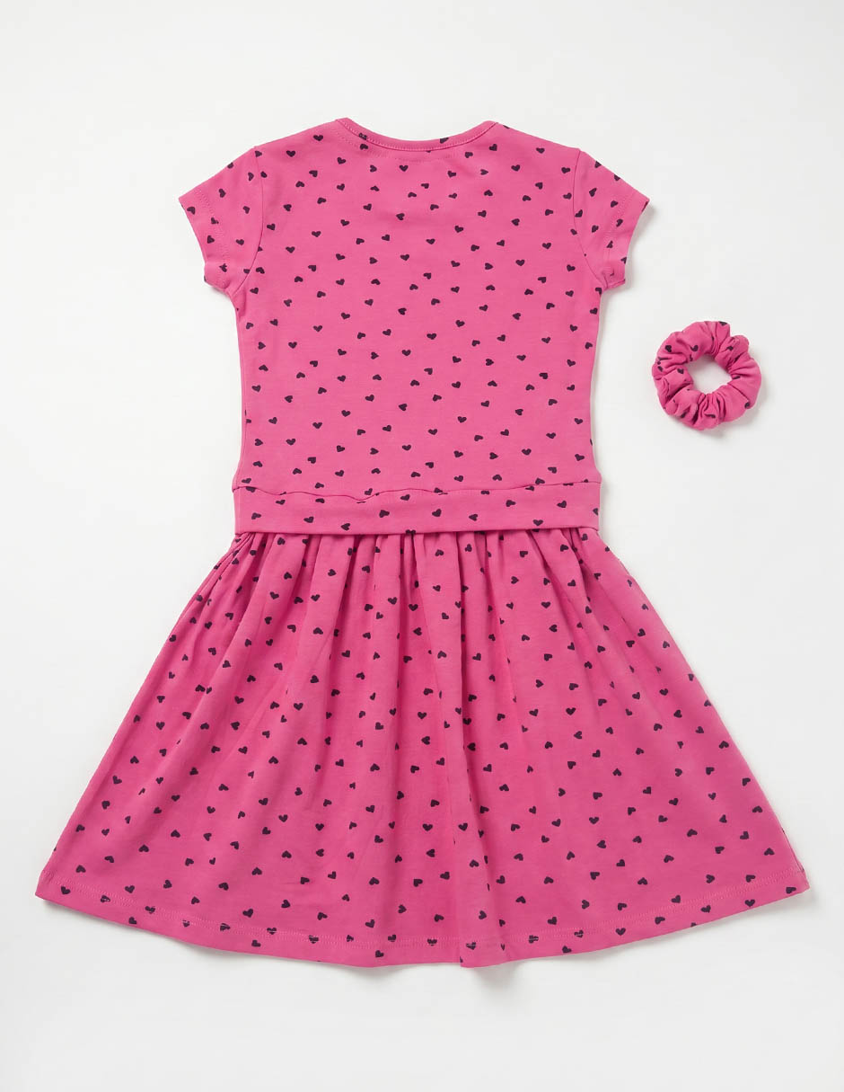 Vestido manga regular para niña 3