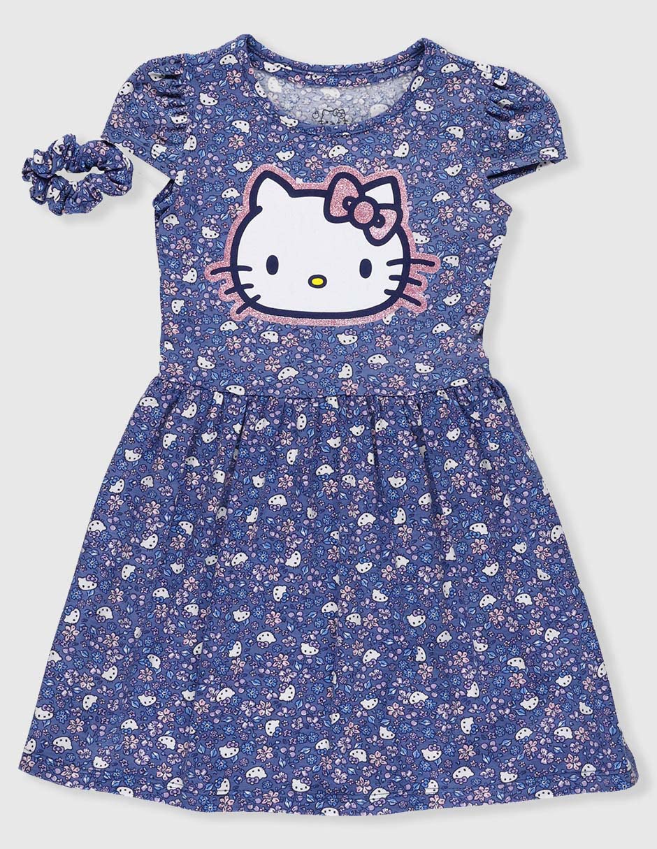 Vestido manga globo para niña 2