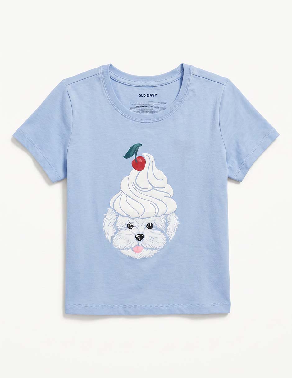 Playera manga corta para niña 2