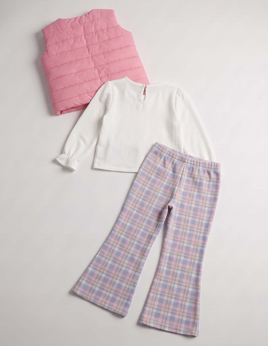 Conjunto pantalón casual para niña 4
